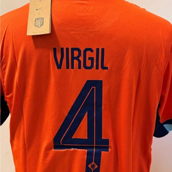 Liverpool FC Netherlands Holanda Virgil Van Dijk Jersey # 4 , Unisex - Picture 12 of 16